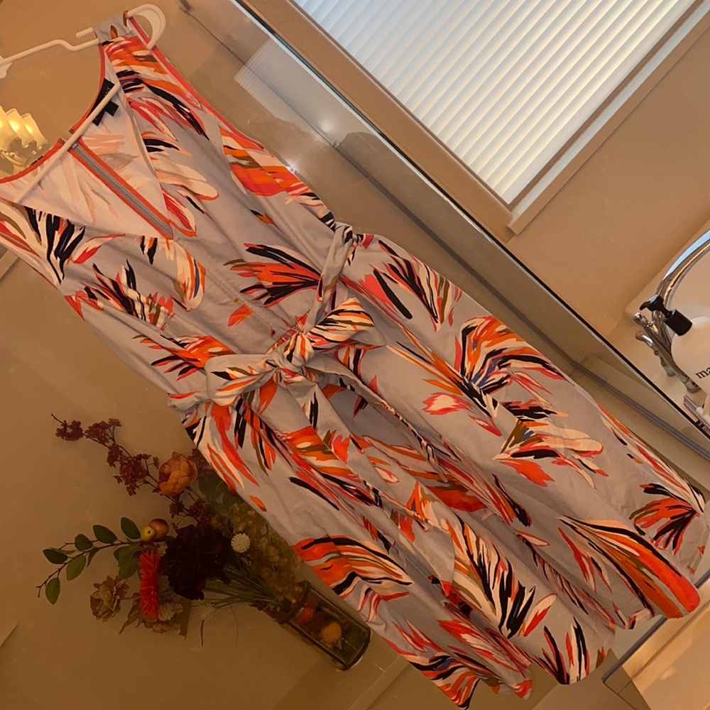🏝️ Lane Bryant sz 20 fit and flare summer fun print dress! 🏝️